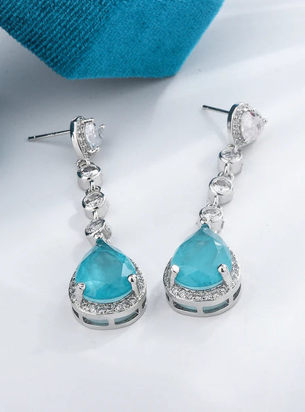 KissIcon 925 Silver Plated Parai Baru Tassel Earrings - Fab