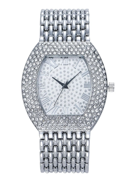 KissIcon UTHAI H64 Diamond Watch Steel Band -