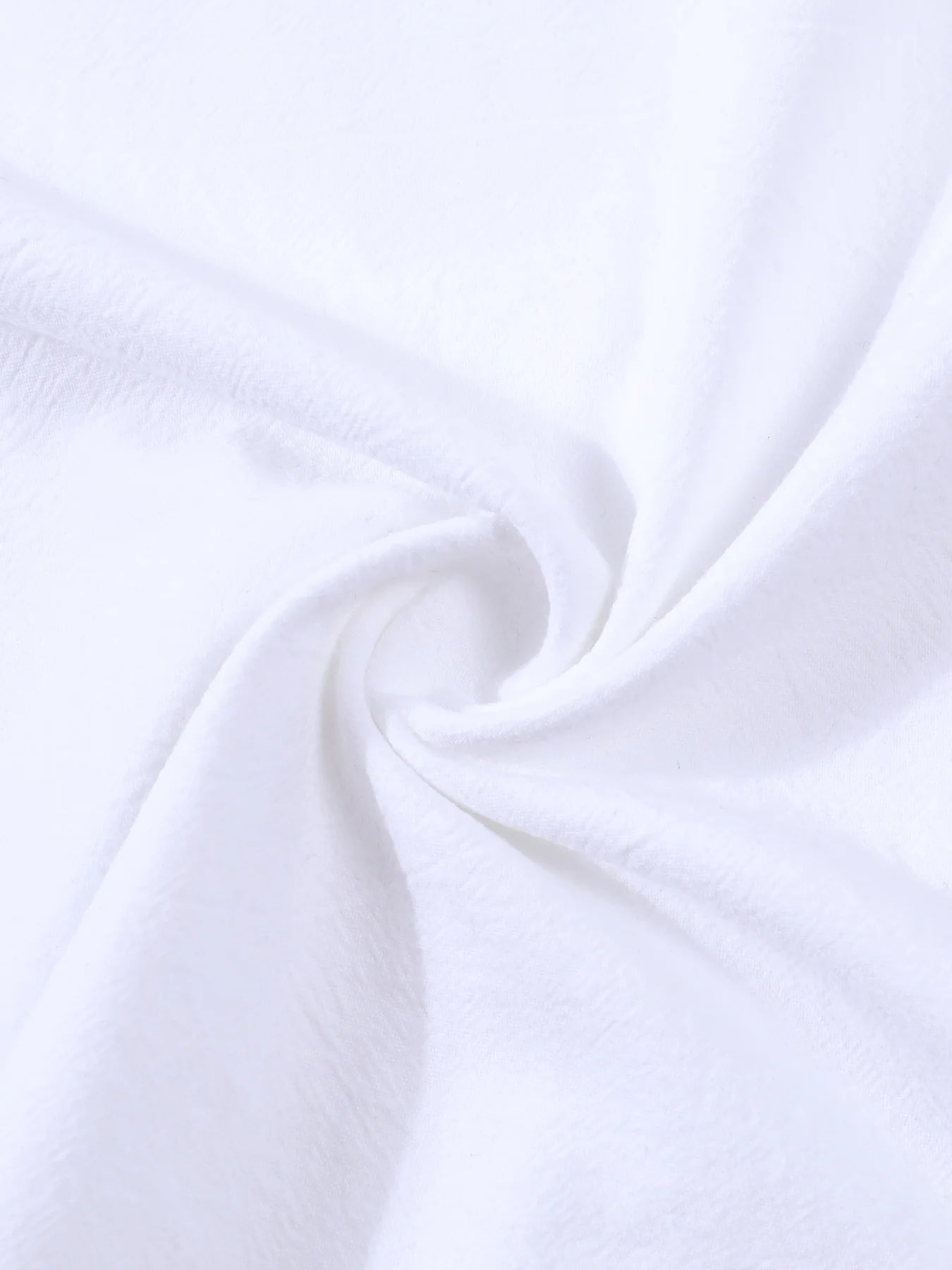 2025 Autumn Cross-Border Men's Cotton and Linen Stand Collar Short Sleeved Shirt, Loose Casual Henley Shirt for Men