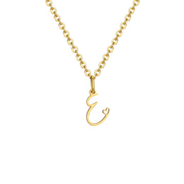 Dainty Heart Initial Necklace for Women, Gold Plated A-Z Letter Pendant, Waterproof Stainless Steel Monogram Jewelry, Personaliz