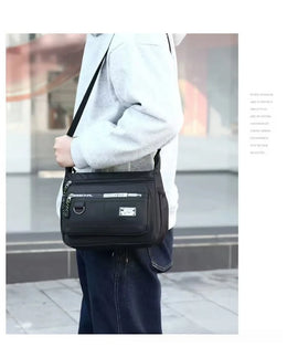New Mens Crossbody Bag Single Shoulder Bags Big Capacity Multi-Pockets Storage Bag Fashion Handbag Business Crossbody Bags
