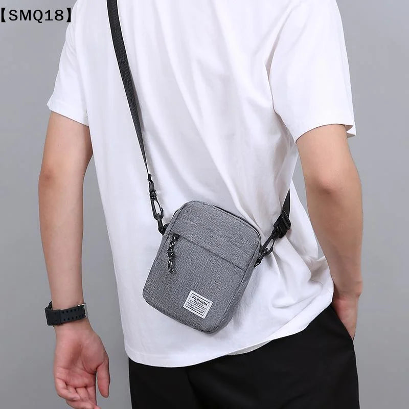 Men's Bag, Available In Single Shoulder Or Cross-body Design, Suitable For Daily Use During School. Made Of Nylon Material【SMQ】