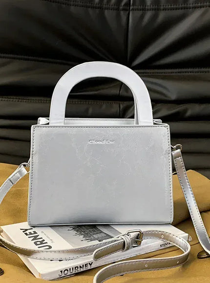 Women's Solid Color Handbag – High-quality Texture