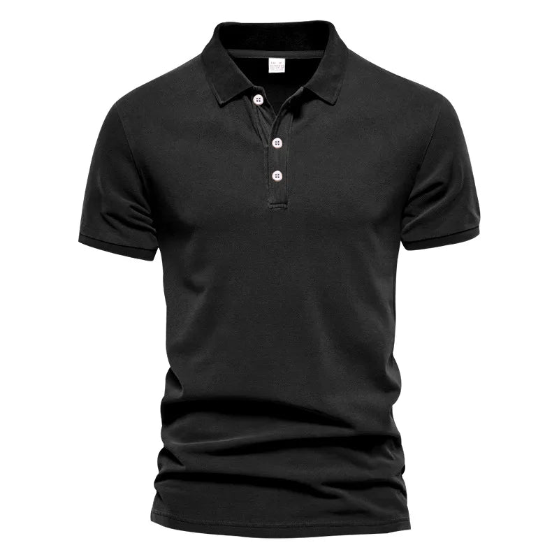 Men Polo Shirt Short Sleeve Breathable Soft Regular Fit Casual Business Golf Summer Daily Work Outdoor Lightweight Basic Tops