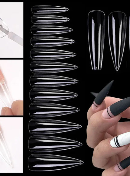 [KissIcon] Extension False Nails - Full Cover Acrylic
