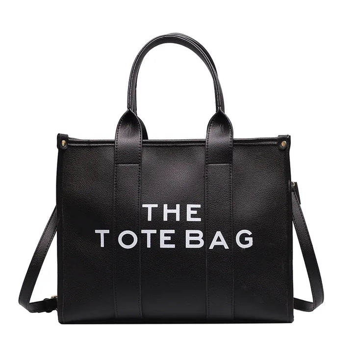 PU Leather Tote – Chic Spacious Designer