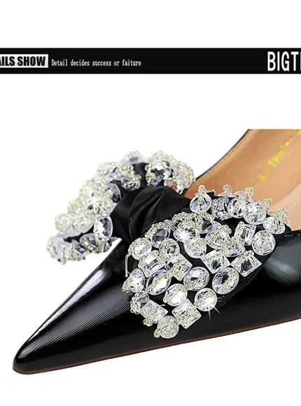 Women Green Pointed Toe Pumps Wedding Middle Low