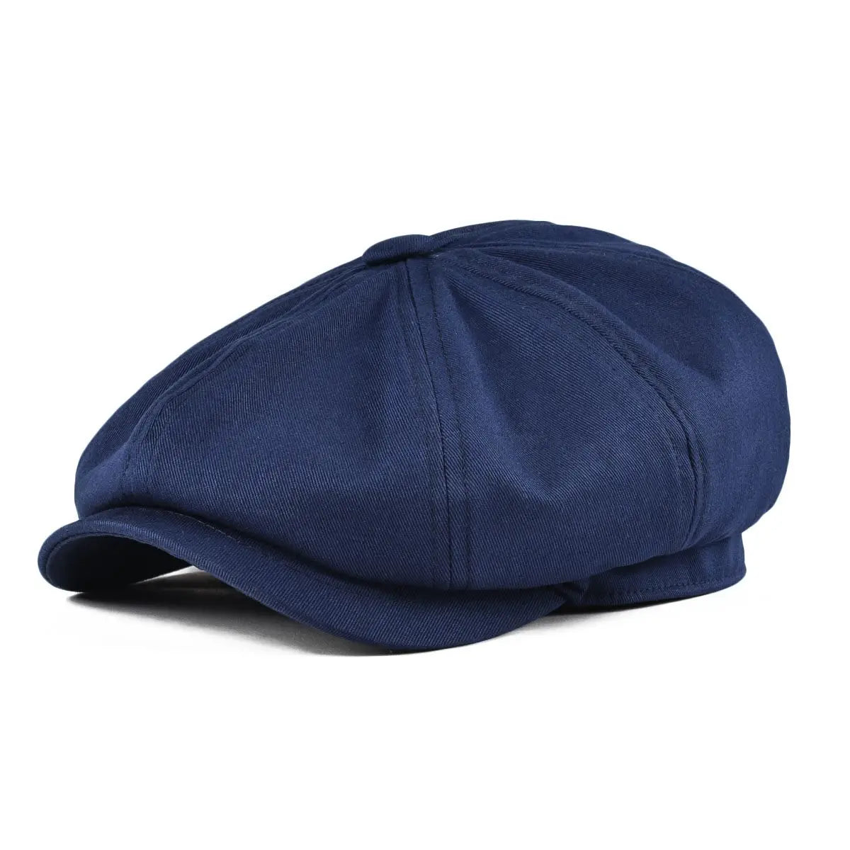 BOTVELA Newsboy Cap Men's Twill Cotton Eight Panel Hat Women's Baker Boy Caps Retro Big Large Hats Male Boina Black Beret 003