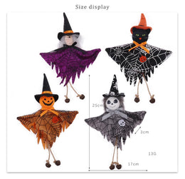 Halloween Decorations Doll Bar Decor Pumpkin Ghost Witch Pendant Scary Halloween Kids Gift Halloween Party Decoration for Home