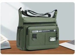 New Mens Crossbody Bag Single Shoulder Bags Big Capacity Multi-Pockets Storage Bag Fashion Handbag Business Crossbody Bags