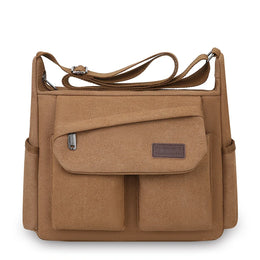 Men's Crossbody Bag, Multi Pocket Design - Large Capacity Shoulder Bag - Outdoor Essentials, Functional Storage, City Commuters