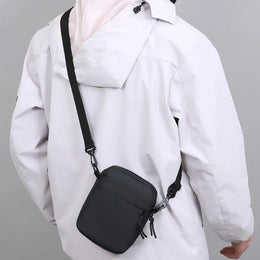 Mens Small Crossbody Sling Bag Chest Bag  Casual Utility Chest Phone Bag Water Resistant Fanny Pack for Running Travel Workout