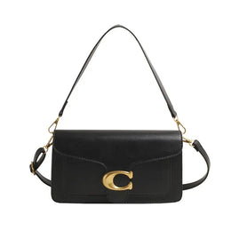 KissICON black Chic Minimalist Square Commuter Shoulder Bag