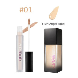 KissICON 11001 as show 34ml Flawless Foundation Matte Concealer Conceals Pores