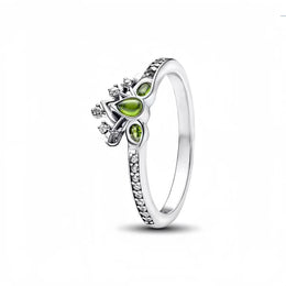 100%925 Pure Silver Disney Hot sale love bowknot ring suitable for women to wear Classic jewellery wedding Valentine's Day gift
