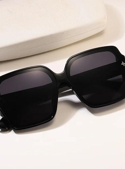 Square Frame Sunglasses – Women's UV Protection Large Frame All-Match
