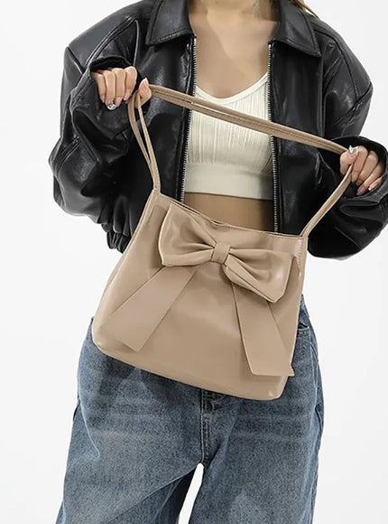 Bow Handlebags Shoulder Bags Leisure Armpit Shopping