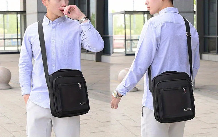 Shoulder Bag Men's Messenger Bag Men's Bags Men's Backpack Men's Handbag Men's Cash Collecting Bag Business LeisureLargeCapacity