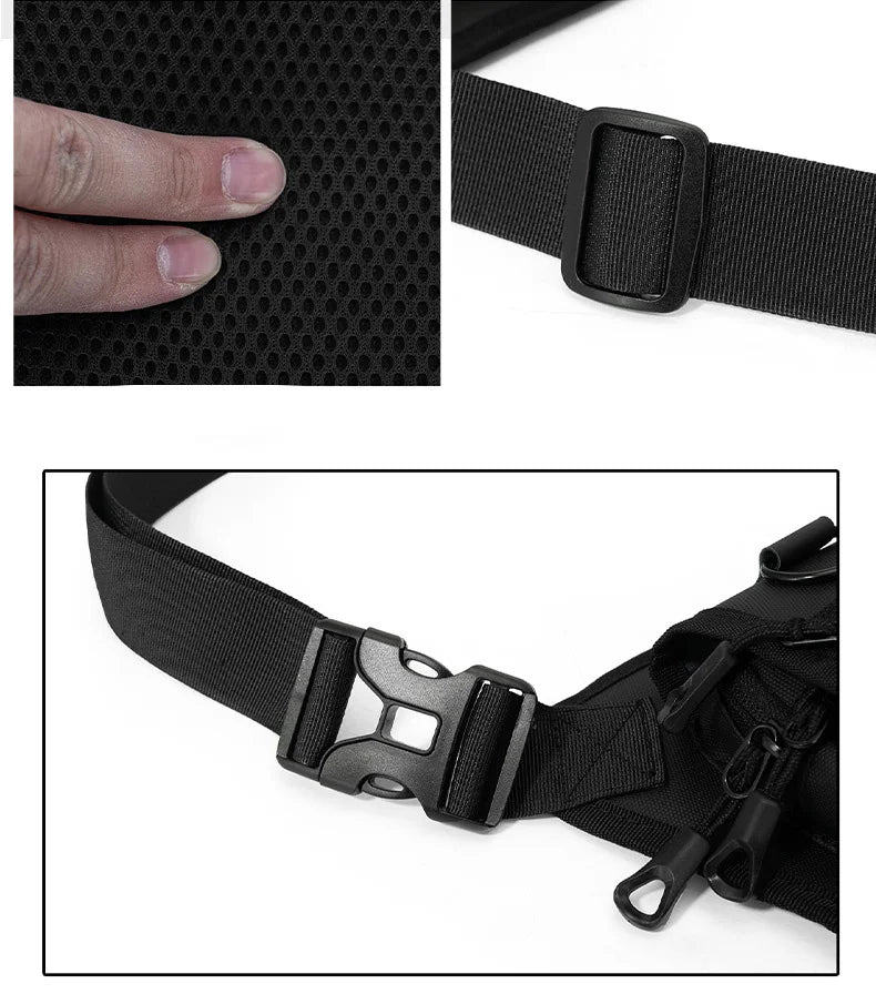 Men's Waist Bag Leg Bag Utility Belt Pack Pouch Male Hip Motorcycle Riding Leggings Thigh Bags Fanny Pack Cycling Shoulder Bag