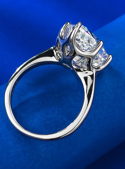 S925 Silver Diamond Ring American - Waterdrop Design