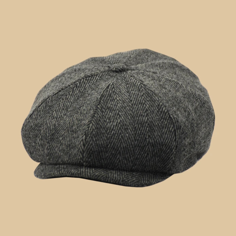 Male Plus Size Ivy Hat Big Head Man Spring Summer and Autumn Newsboy Cap Wool Beret Caps Winter Felt Flat Caps 55-58cm 59-60cm