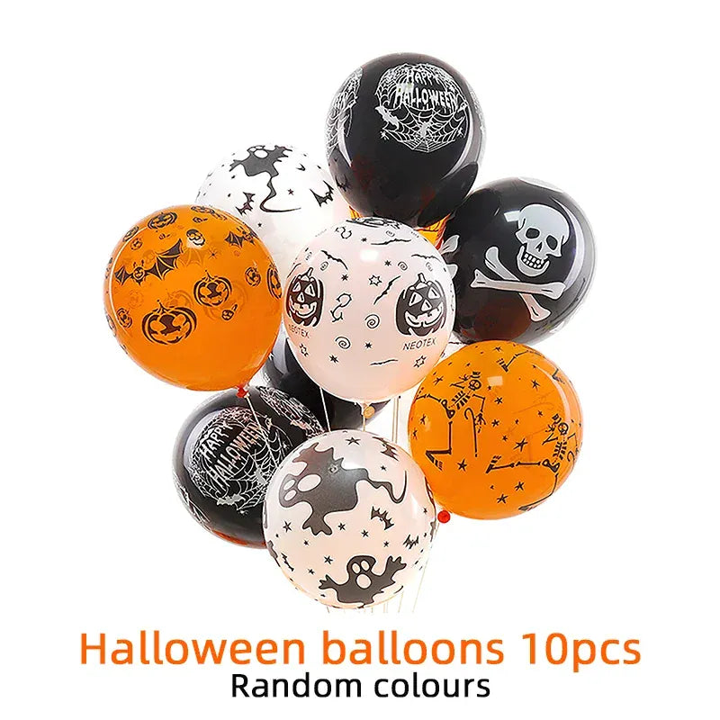 2025 Halloween Cake Decorations Pumpkin Ghost Black Castle Haunted Houses Cake Toppers for Happy Halloween Party Supplies