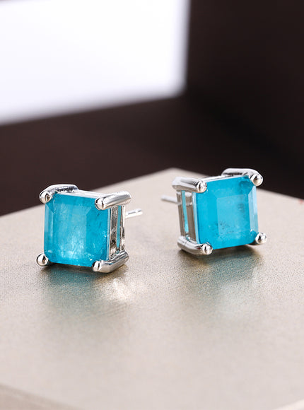 KissIcon 925 Silver Earrings Palamela Geometric - Elegant
