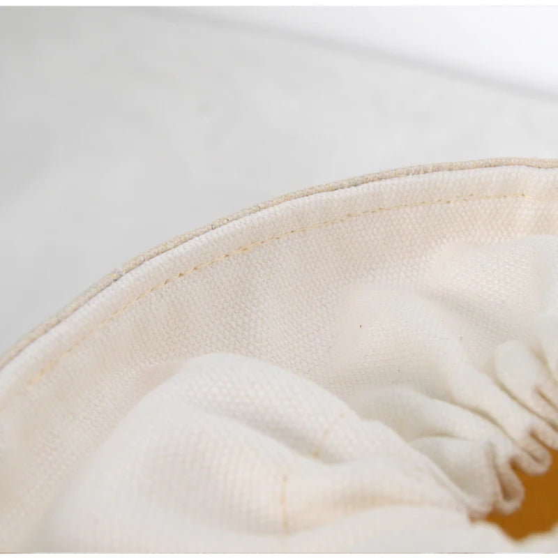 Women's Bag Inner  Basket Corduroy Bucket Bag Woven Drawstring Storage Pouch Versatile Household Organizer