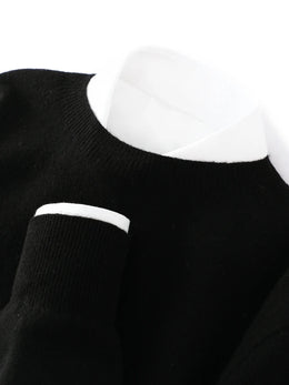 100% Merino Wool Sweater Man O-neck Basic Wool Pullover Autumn Winter Long Sleeve Soft Warm Jumper Smart Casual Knit Popular Top
