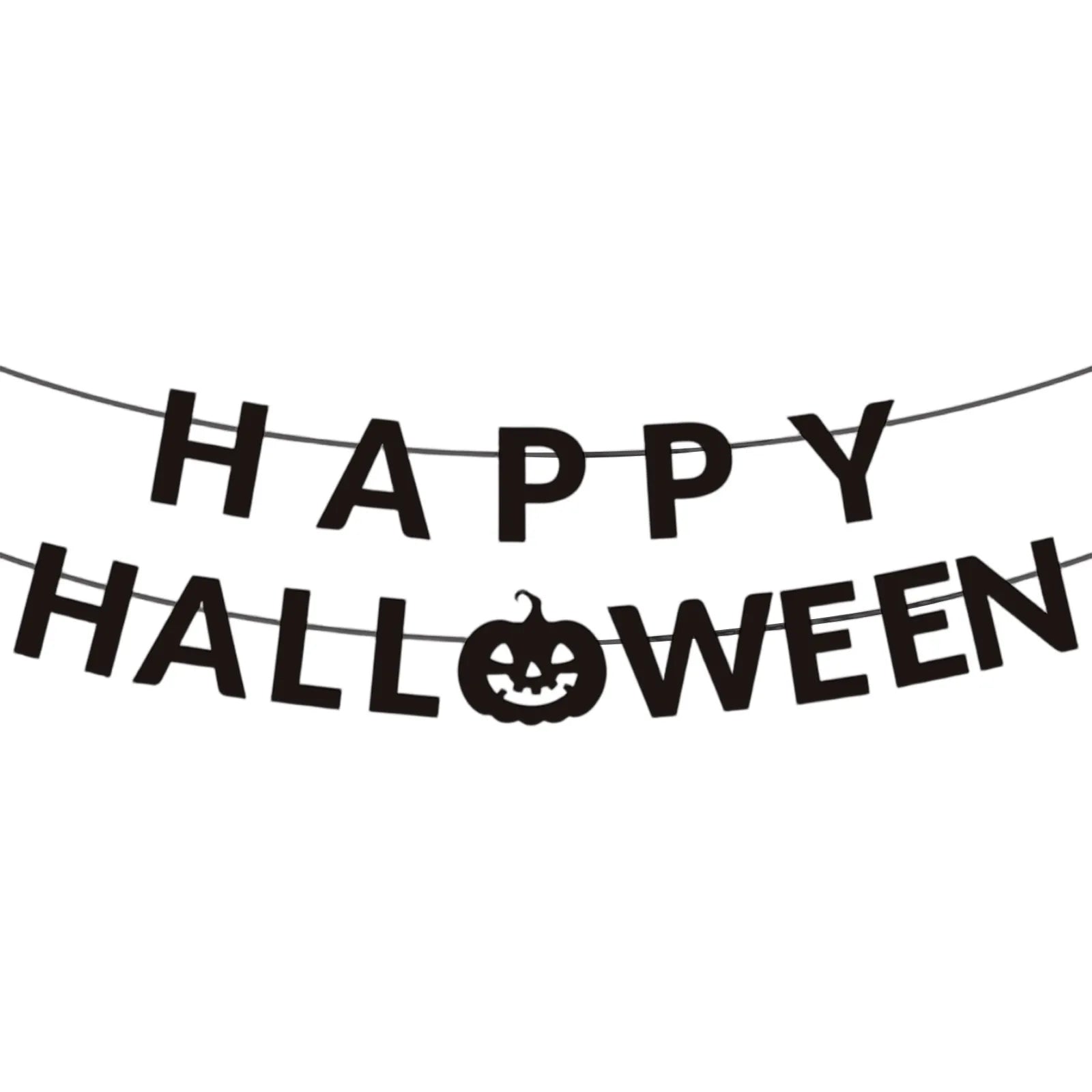 New Happy Halloween Flag Banner Festival Skeleton Pumpkin Party Decoration Supplies Scene Decoration Home Decoration