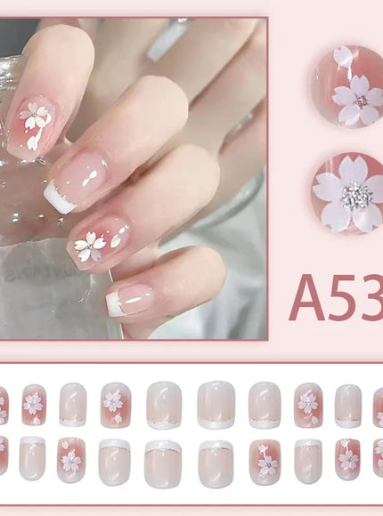 KissIcon Kids Cute Nails Set 24Pcs - Removable
