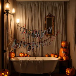 KissICON 1set Halloween Decorations, Friday the 13th party, Insane asylum Halloween decorations, Spooky party decor,