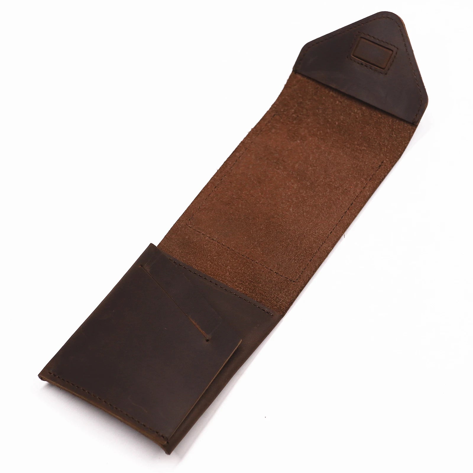 Genuine Leather Wallet For Men Male Vintage Cowhide Short Vertical Slim Mens Cash Wallet Purse Card Holder Flap Magnetic Closure