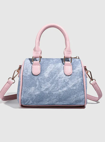 Dusty Dawn Pink Pillow Women's Denim Multi-way