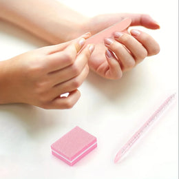 KissICON Pink 30 pcs KissIcon Nail Care Kit Mini Files Buffers -