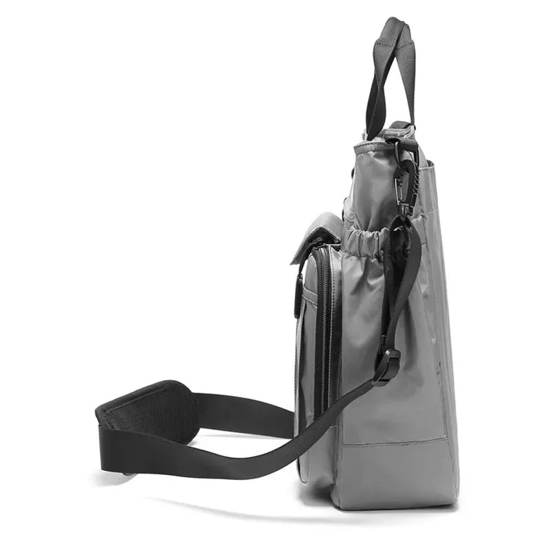 Mens Business Messenger Bag Laptop Shoulder Bag Multifunctional Computer Work Office Bag Waterproof Briefcases Travel Handbag