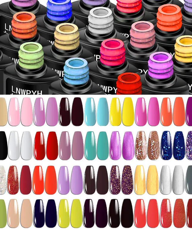 KissIcon Nail Gel Polish 36 Color Set -