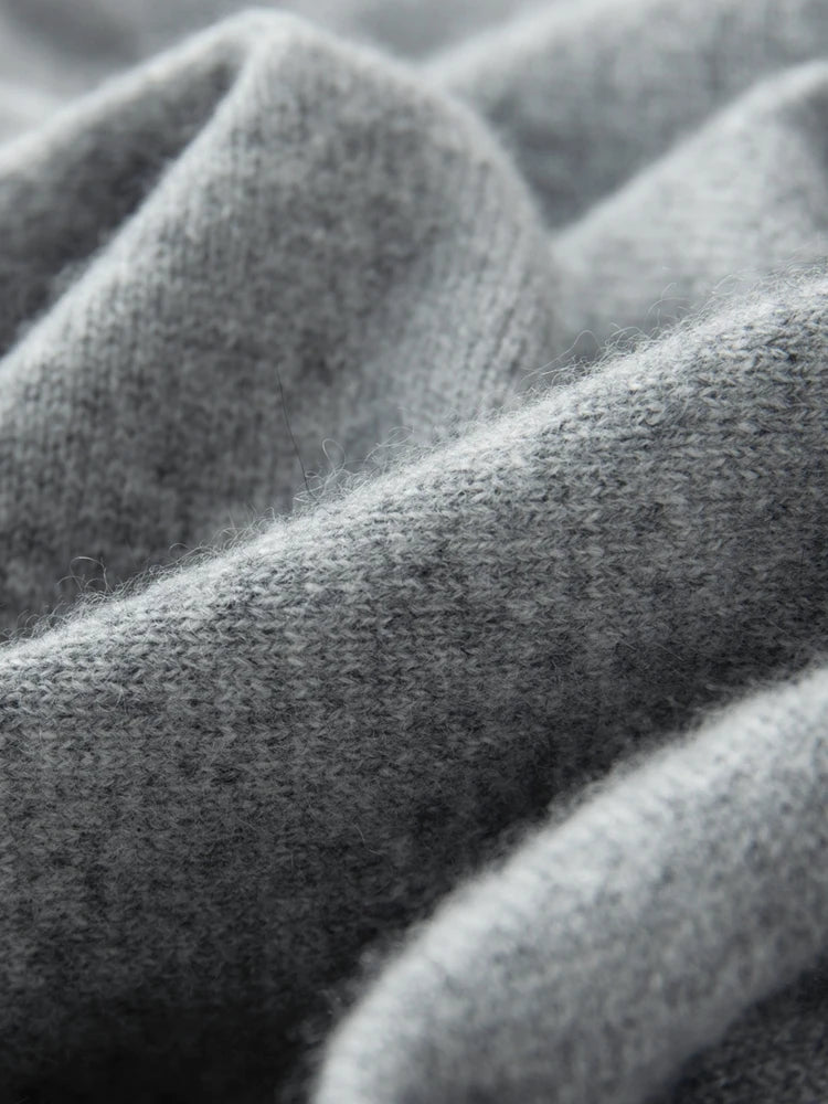 100% Merino Wool Sweater Man O-neck Basic Wool Pullover Autumn Winter Long Sleeve Soft Warm Jumper Smart Casual Knit Popular Top