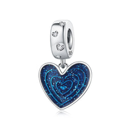 Original Charms Beads 925 Sterling Silver Zircon LOVE Winged Protect Heart Pendant For DIY Necklace Bracelet Fine Jewellery Gift