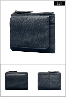 New Cow Leather Women's And Men's Card Bag Coin Purse Slim Credit Card Holder Wallet For Men and Women ID Card Pocket