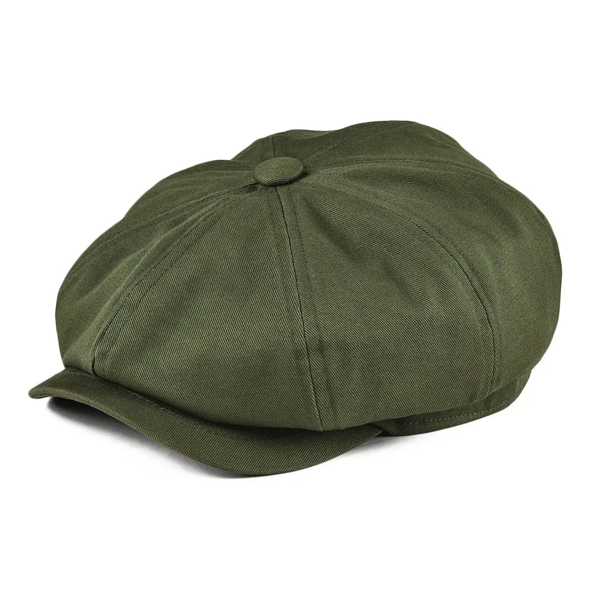 BOTVELA Newsboy Cap Men's Twill Cotton Eight Panel Hat Women's Baker Boy Caps Retro Big Large Hats Male Boina Black Beret 003
