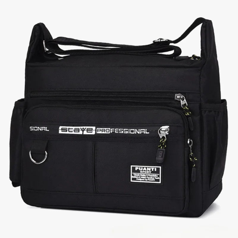 Mens Messenger Bag Crossbody Shoulder Bags Men Small Sling Pack for Work Business Waterproof Oxford Packs Satchel Purse