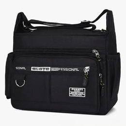 Mens Messenger Bag Crossbody Shoulder Bags Men Small Sling Pack for Work Business Waterproof Oxford Packs Satchel Purse