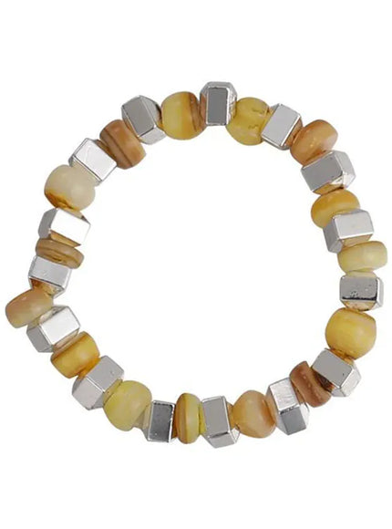 Kissicon Colorful Beaded Ring – Irregular Beads Gift