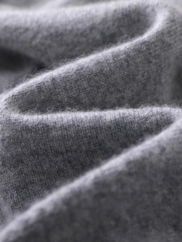 CHICUU Men's 100% Sweater O-neck Pullover Basic Long Sleeve Cashmere Knitwear Autumn Winter Smart Clothing Tops