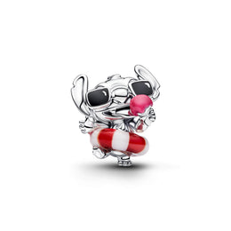 Hot Sale 2026 New Disney 100%925 silver Summer Ocean Series charm Bead Necklace Earrings Women's DIY Fashion Jewellery Gift Best