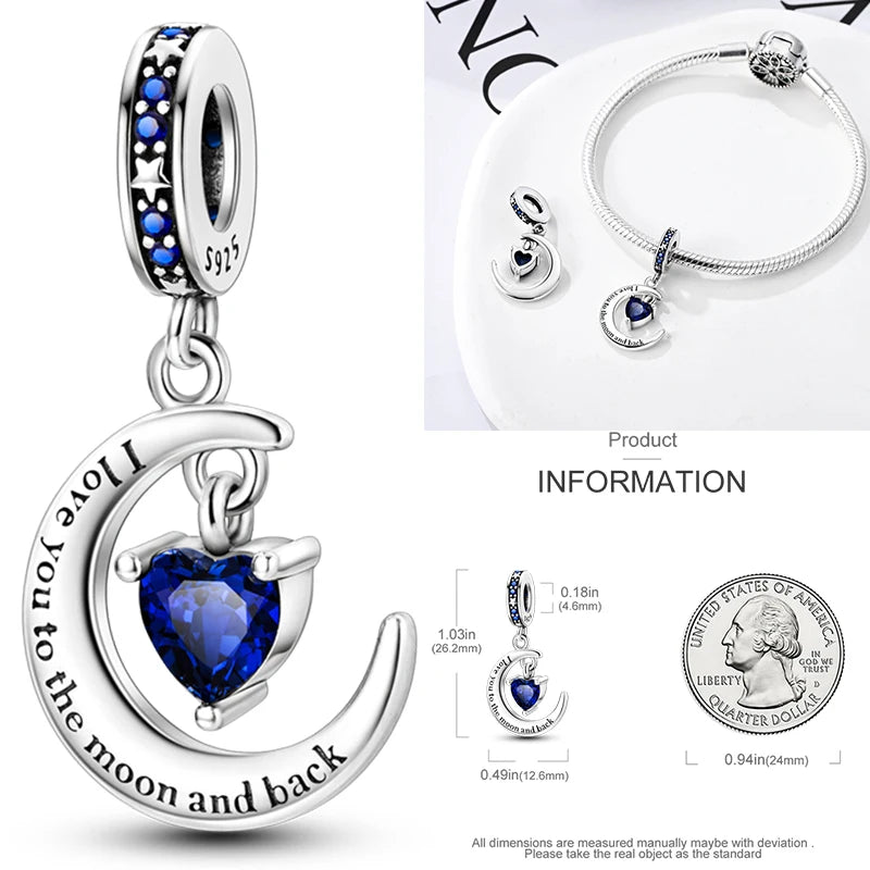925 Sterling Silver Tree of Life Bead Luminous Firefly Dangle Butterfly Charms Fit Original Bracelet DIY Jewelry Gift for Women