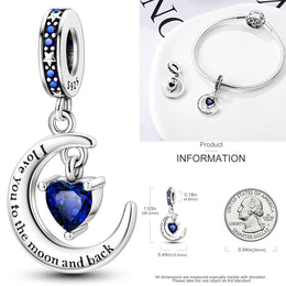 925 Sterling Silver Tree of Life Bead Luminous Firefly Dangle Butterfly Charms Fit Original Bracelet DIY Jewelry Gift for Women