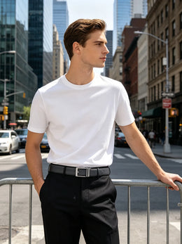 High-quality men's fashionable and luxurious belts, business-style trendy men's belts, men's belts for pairing with jeans
