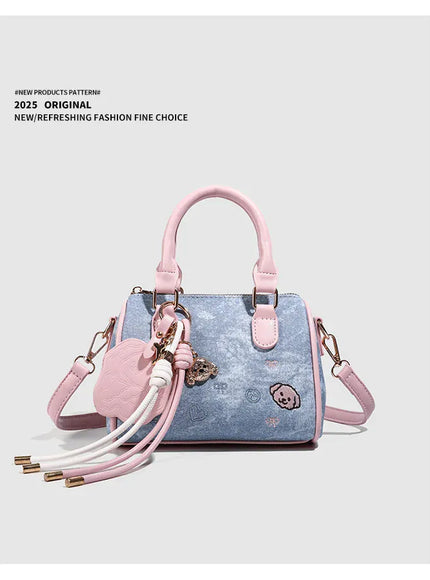 Dusty Dawn Pink Pillow Women's Denim Multi-way